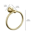 thumbnail image 3 of Clearance under $5 Usloyux Hardware Towel Ring for Bathroom, Brushed Nickel Hand Towel Holder 1 Pack, Bathroom Accessories and Towel Racks for Bathroom Wall, 3 of 8