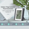 thumbnail image 1 of HOARBOEG High Precision Mini Indoor Touched Household Temperature And Humidity Meter, 1 of 9