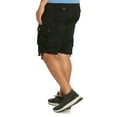 thumbnail image 3 of 9 Crowns Men's Cargo Jogger Casual Shorts (Small, Black), 3 of 3
