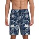 thumbnail image 1 of Fotbe Sailing Cruises Nautical Pantalones Cortos de Pijama para Hombre, Ropa de Dormir, Pantalones de Pijama Cortos para Hombre-4X-Large, 1 of 6
