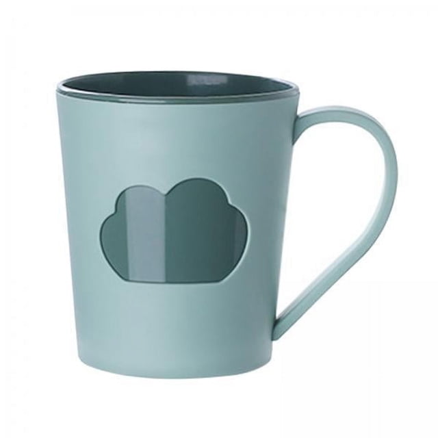 Vaso de Baño Taza de Cepillo de Dientes Antideslizante 400ml Irrompible Simple Reutilizable Taza de Cepillado Redonda Taza para Beber para Niños Amigo 4 piezas