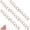 Rose Gold 8x, variant on Ljudmp 4packs Spiral Hair Pins For Women Non-Scratch Round Clip & Bun Twist Metal Headdress Hair Accessories For Styling Bun Bobby Pins Rose Gold 4x