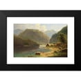 thumbnail image 2 of Adolf Chwala 24x17 Black Modern Framed Museum Art Print Titled - A Hut on the Lakeside, 2 of 5