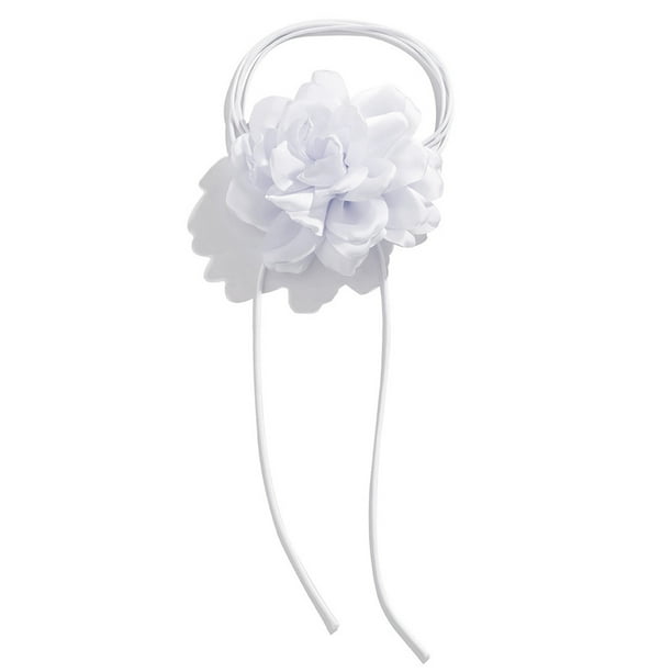 Gargantilla con flores y rosas, gargantilla floral, gargantilla con rosetas, joyería Y2K para mujeres, niñas, novias, bodas y fiestas