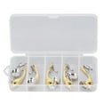 thumbnail image 2 of 5PCS Fishing Lures,High Carbon Steel Vib  Baits with Storage Box for Bass Trout Pike, 2 of 7