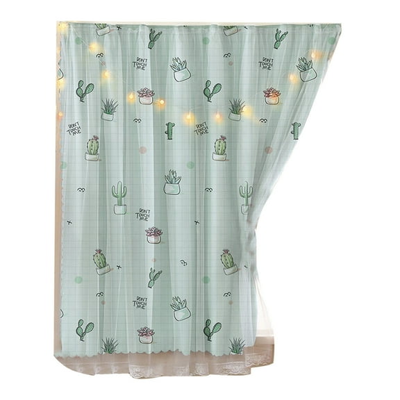 Tainini 59" x 39" Blackout Curtains for Bedroom with Tiebacks,Self Adhesive Rodless Curtains, Portable Curtains Room Darkening Curtains for Living Room