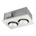 thumbnail image 2 of Broan 163 500W Infrared Two Bulb Heater - White, 2 of 2