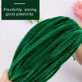 thumbnail image 7 of Topboutique 200 Pcs Green Pipe Cleaners Plush Pipe Cleaner Chenille Craft Stems Art Pipe Cleaners for Creative Decoration Christmas DIY Project，12 inch, 7 of 7