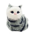 thumbnail image 3 of Cat de juguete de lujo eléctrico, gato interactivo electrónico de gato educativo sentado sentado cola de cola para niños festivales para niños niños, 3 of 8