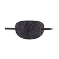 thumbnail image 2 of Oval Faux Leather Hair Clip with Wood Stick - Retro Hair Slide Pin for Ponytail Women Girls Accessory, 2 of 2