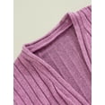 thumbnail image 6 of Suealasg Little Boys Girls Knitted Cardigan 1T 2T 3T 4T 5T 6T 7T 8T Kids Autumn Winter Warm Sweater Coat Long Sleeve Ribbed Open Front Outerwear, 6 of 7