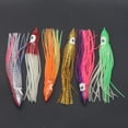 thumbnail image 2 of 120mm Luminous Octopus Lure Squid Rubber Fishing Trout Swing Lure 5Pcs 13, 2 of 9
