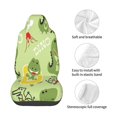 thumbnail image 4 of Fotbe Cute Dinosaurs Cartoon Funda para Asiento de Auto con Estampado – Impermeable y Antisudor – Ajuste Universal, Lavable a Máquina, Antideslizante (1 Pieza), 4 of 5