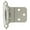 Satin, variant on Liberty Hardware Mfg 2 Pack 3/8 Sn Inset Hinge H0104AL-SN-U