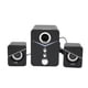 thumbnail image 3 of Altavoz Bluetooth para computadora - Mini altavoz de escritorio de 2.1 canales con graves profundos (negro) para bodas, 3 of 10