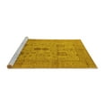 thumbnail image 2 of Ahgly Company Machine Washable Indoor Rectangle Oriental Yellow Industrial Area Rugs, 8' x 12', 2 of 4
