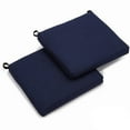 thumbnail image 2 of 20-inch by 19-inch Spun Polyester Chair Cushion (Set of Two)-Color:Papprika, 2 of 5