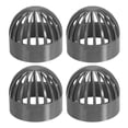 thumbnail image 1 of Uxcell 3.5 Inch (90mm) Fish Cover Permeable Cap, 4Pcs Aquarium Guard, Gray, 1 of 6