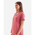 thumbnail image 2 of Onna NN300 Women's Limitless V-Neck Stretch Scrub Top-Calm Pink-3XL, 2 of 4