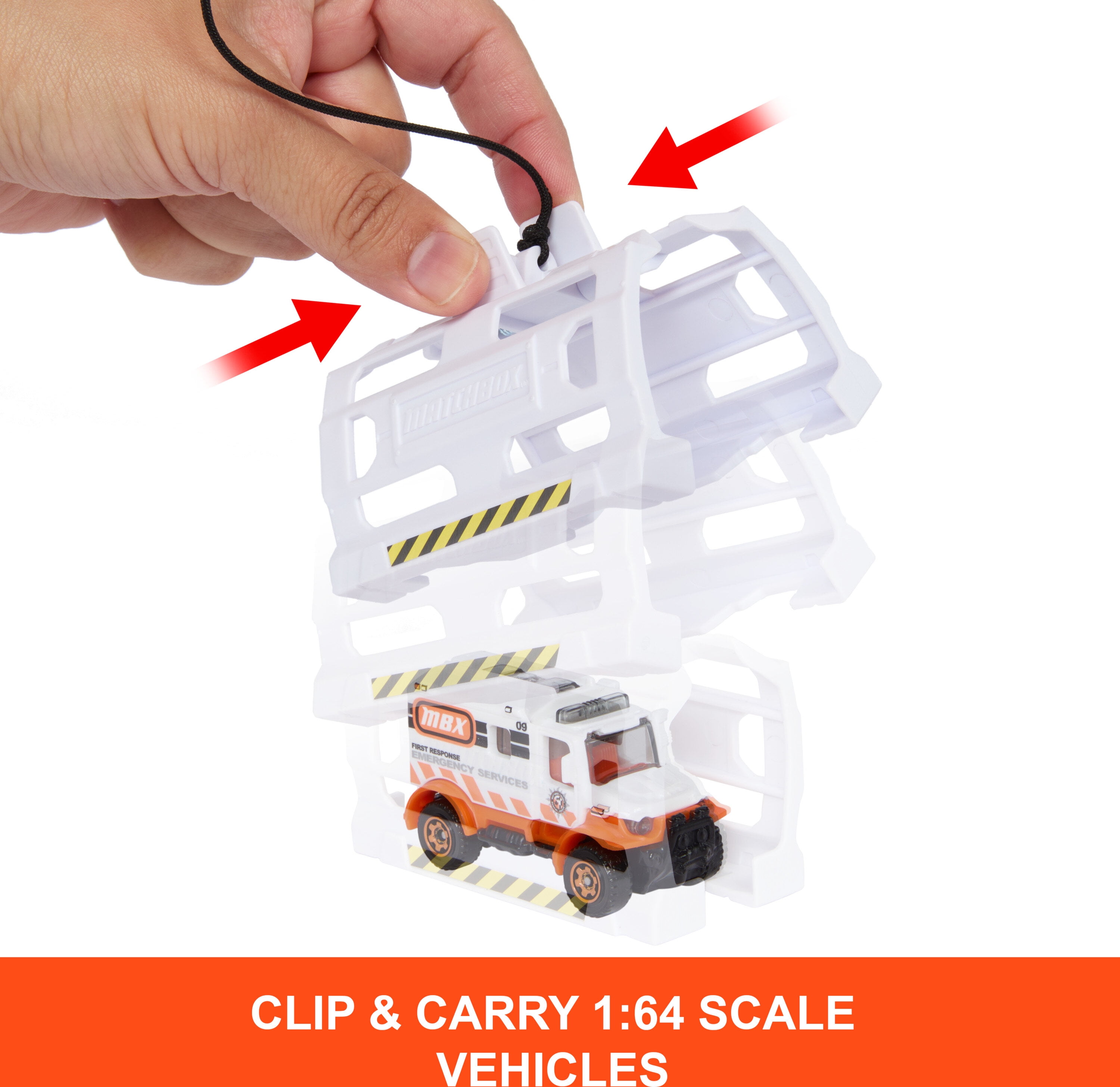 Matchbox Action Drivers Rescue Helicopter,16In LargeScale Helicopter with 1:64 Scale DieCast Toy Amb(图5)