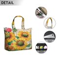 thumbnail image 3 of Sunflower Women's Large Weekend Travel Bag Moving Canvas Handbag Thick Double Layer Beach Weekend Travel Unisex Hospital Maternity Delivery with Toiletry Waterproof, 3 of 5