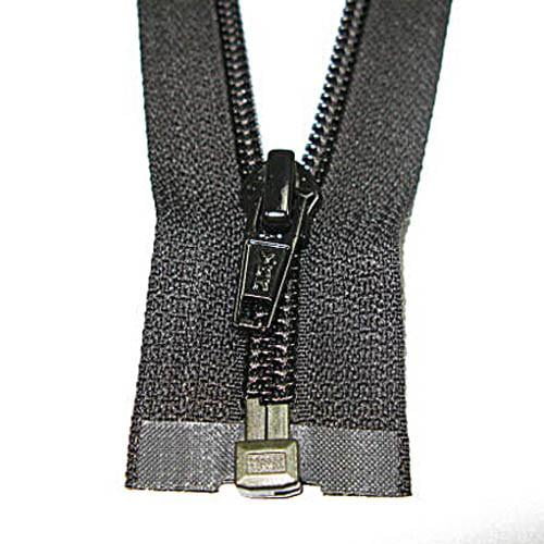 22" #5C Open Nylon Black Zipper