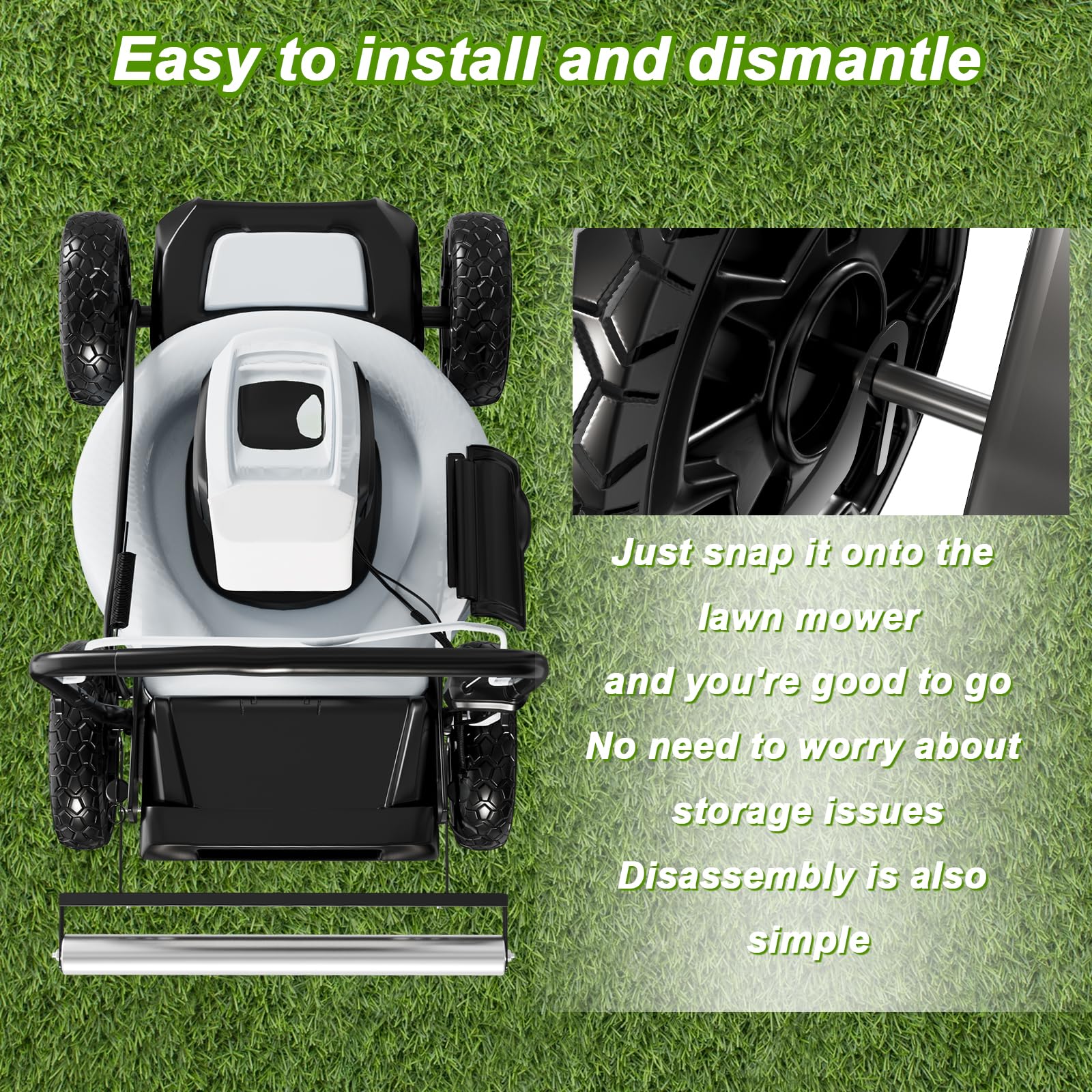 Lawn Striping Kit for Push Mower Compatible with EGO AR2100 21inch Lawn Striper