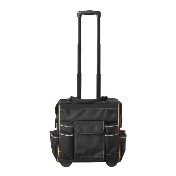 Rolling Tool Bag 25 Pockets Heavy Duty Tool Bag on Wheels