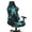Sea Turtle Floral Print Blue Black, variant on SCRAWLGOD American Tribal Print Beige Red Green Gaming Chair Cover with Armrest Cover, Thick Computer Chair Protective with Stretchy Bottom Non Slip Gaming Rotating Chair Slipcover