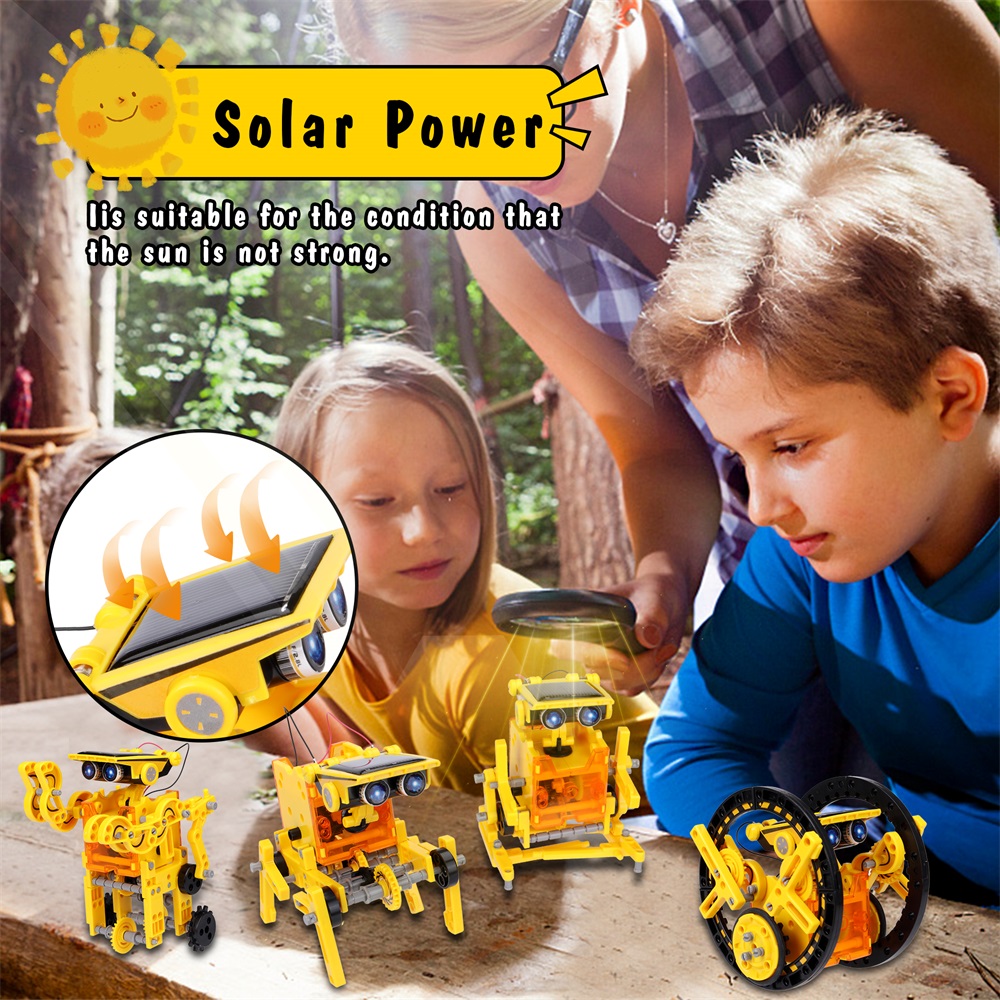 Robot Building Kit Toys 12in1 Stem Creative Educational Toys Robot