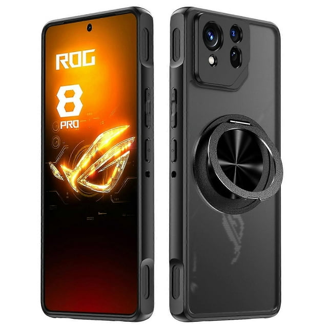 For ZTE nubia Red Magic 9 Pro 5G 9 Pro+ 5G Case Compatible with MagSafe TPU + PC Rotary Kickstand Ph