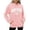 38Pink261, variant on WERYOUNG Oversized Hoodies For Women Long Sleeve Letter Print Hoodies Sweatshirts With Pockets Winter Fall Pullover Hoodies Breathable Top L
