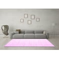thumbnail image 3 of Ahgly Company Indoor Round Solid Pink Modern Area Rugs, 8' Round, 3 of 4
