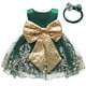 thumbnail image 3 of Vestido de baile de encaje verde oscuro CMMCHAAH para niñas de 0 a 6 años, 3 of 6