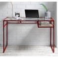 thumbnail image 2 of SUGIFT Laptop table, Tempered Glass table,Red, 2 of 5