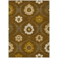 thumbnail image 2 of Addison Rugs Chantille Indoor/Outdoor Transitional Medallions Mocha Washable Rectangle Rug, 3' x 5', 2 of 6
