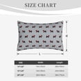 thumbnail image 5 of Binfone Polka Dot Christmas Dog Standard Size Pillowcase, Long Staple Pure Cotton Envelope Closure Pillow Cover (Pillow core not included),14"x20", 5 of 7