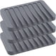 thumbnail image 1 of Juego de 3 jaboneras de silicona con flujo automático, jabonera para baño, cocina o viajes, color gris, 1 of 5
