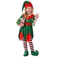 thumbnail image 2 of Toddler Girl's Santa's Helper Costume, 2 of 3