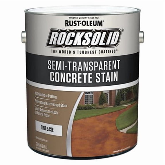 6-Pack of 1 gal Rust-Oleum 239418 Tint Base Rust-Oleum Semi-Transparent Concrete Stain