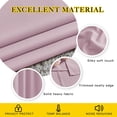 thumbnail image 3 of NICETOWN Short Blackout Curtains for Kitchen Modern Solid Grommet Noise Reducing Privacy Drapes, W52 x L54, Baby Pink, Set of 2, 3 of 7