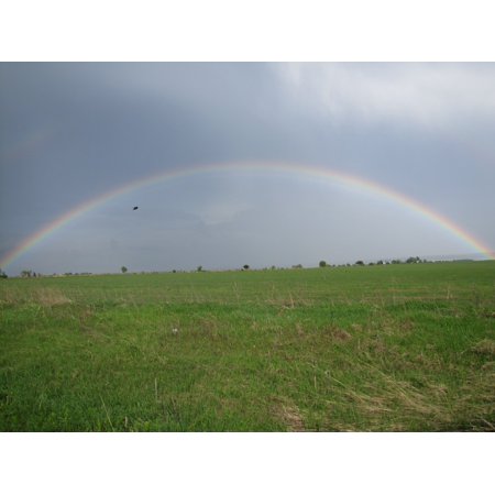 Peel-n-Stick Poster of Nature Rainbow Weather Poster 24x16 Adhesive Sticker Poster Print