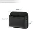 thumbnail image 4 of Unique Bargains Car Trash Can Hanging Front Rear Seat Faux Leather Trash Bin 1 Pcs Black, 4 of 6