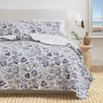 thumbnail image 6 of Coastal Quilt Set - Lightweight, Soft, All-Season - 2-Piece Reversible Seashell Bedding Set (Twin / Twin XL, Scattered Shells), 6 of 6