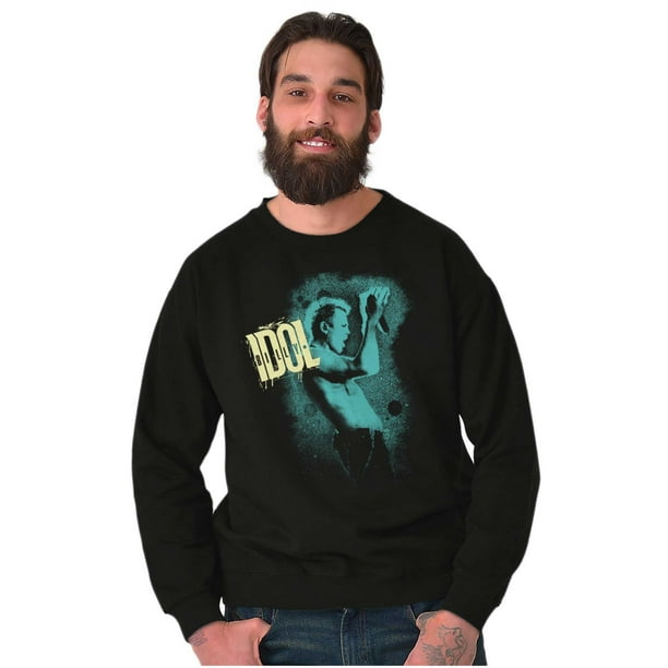 Brisco Brands - Billy Idol Crewneck Sweat Shirts Sweatshirts Graphic ...
