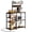 brown, variant on Walsunny Kitchen Bakers Rack with Power Outlet,Industrial Kitchen Island Storage Shelf with 6 Hooks 6 Tier Rack