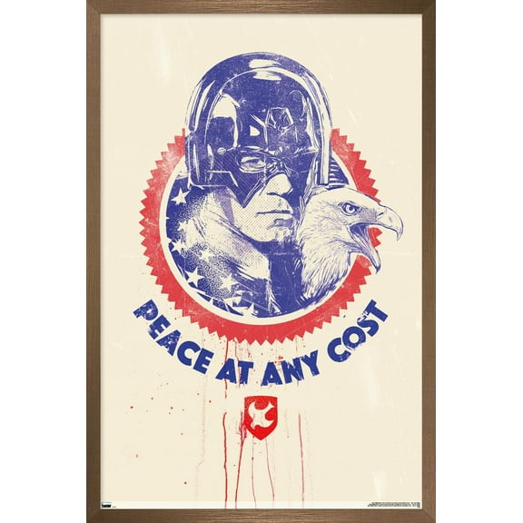 DC Comics TV Peacemaker - Peace at Any Cost Wall Poster, 22.375" x 34" Framed
