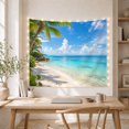 thumbnail image 5 of Sunny Tropical Beach and Mountain Tapestry, 5 of 7