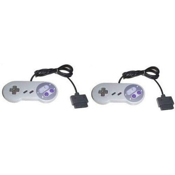 Generic (2x) TWO - Super Nintendo SNES Controller Pads 3rd Party [Pack of 2]