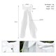 thumbnail image 1 of Xiao Hua Lazo para el pelo de novia, velo, lazo, clip, accesorios de decoración para despedida de soltera, regalo para la futura novia, blanco C, 1 of 2